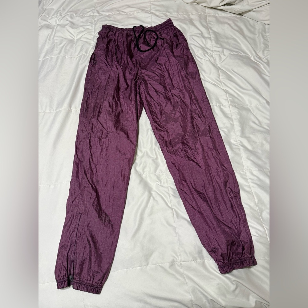 Vintage purple wind pants